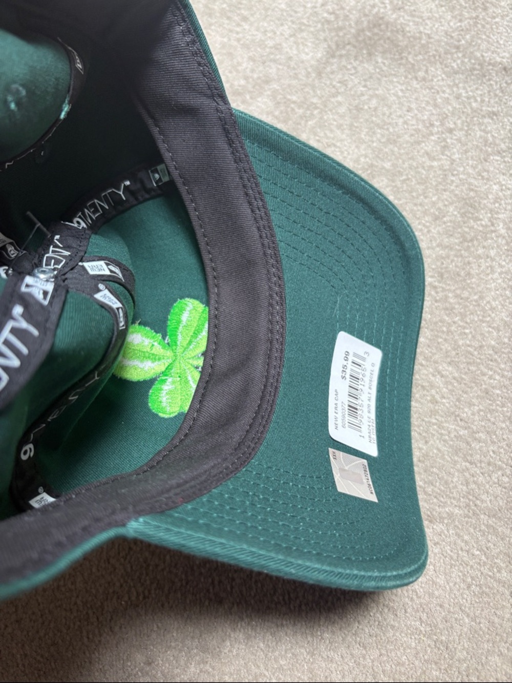 New Era Boston Celtics 9TWENTY City 2024 Alternate Adjustable Hat NBA OSFM NWT - Picture 7 of 7